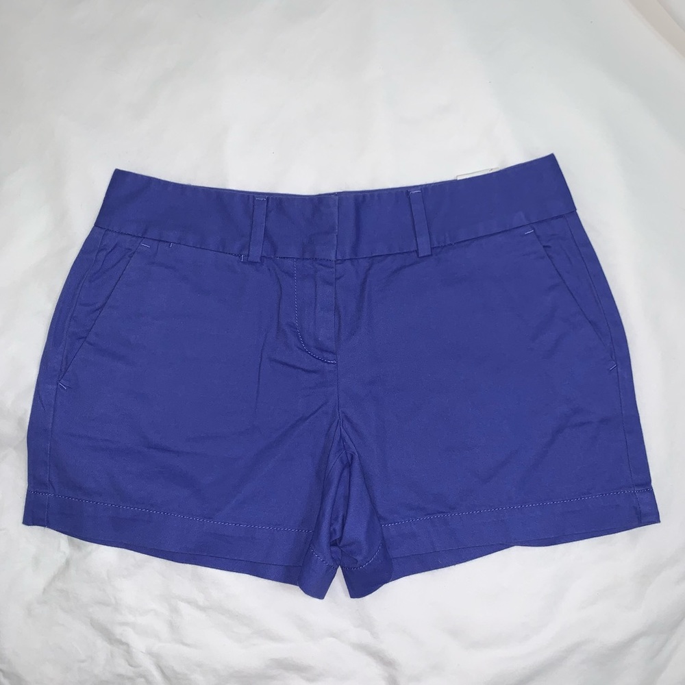 Blue 4” Shorts LOFT SZ 0 NWT